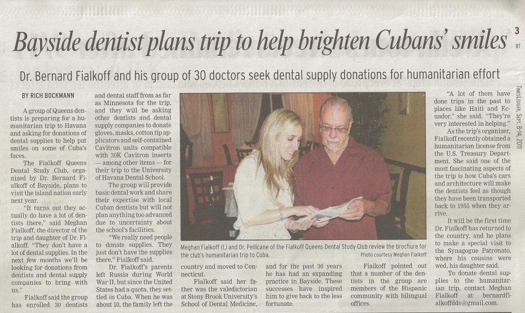 Bayside Dentist Plans Trip To Help Brighten Cubans' Smiles