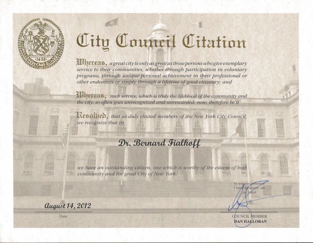 City Council Citation