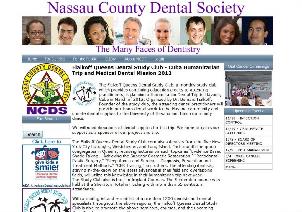 Fialkioff Queens Dental Study Club - Cuba Humanitarian Trip And Medical Mission 2012