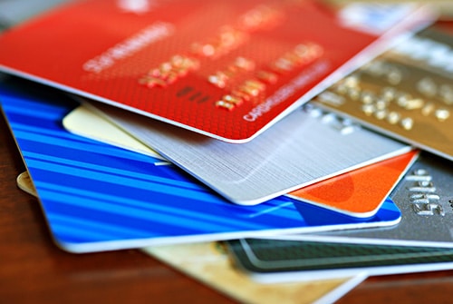 Variety of Credit Cards And Payment Methods Available